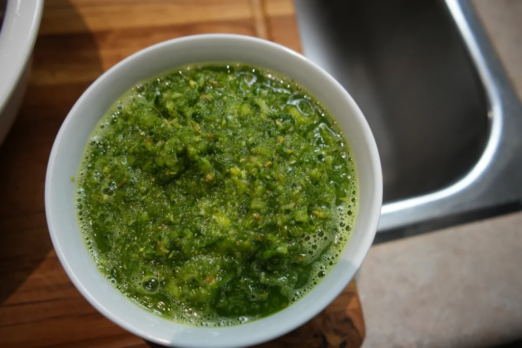 green marinade for Thieboudienne