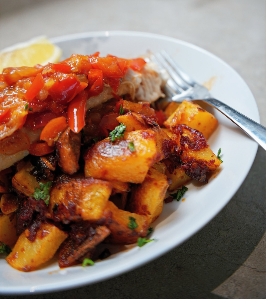 Batata Harra (Spicy potatoes)