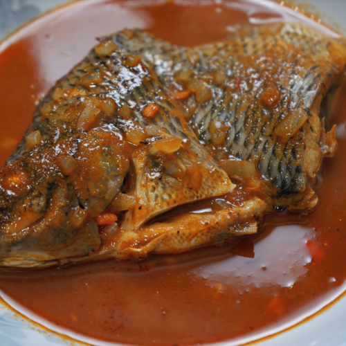 Nigerian Tilapia Fish Pepper Soup Recipe