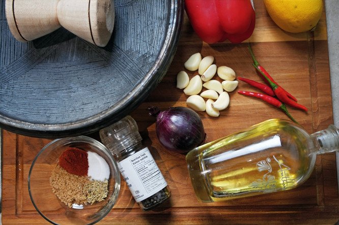 ingredients for peri peri chicken wings