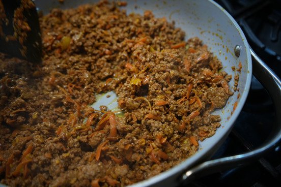 Spicy ground beef mix