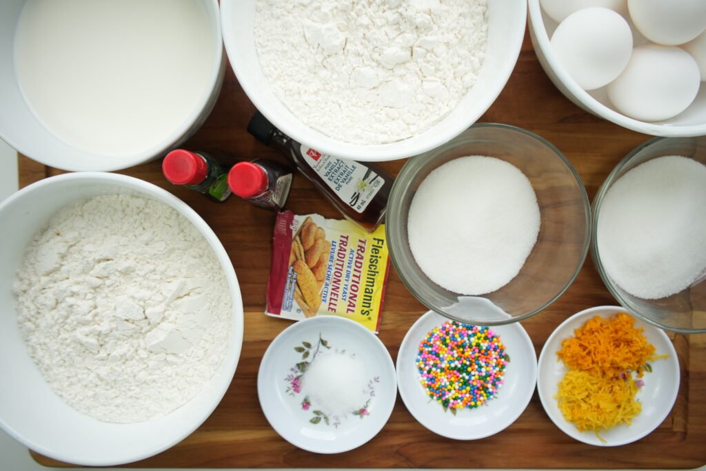 ingredients for making italian bread