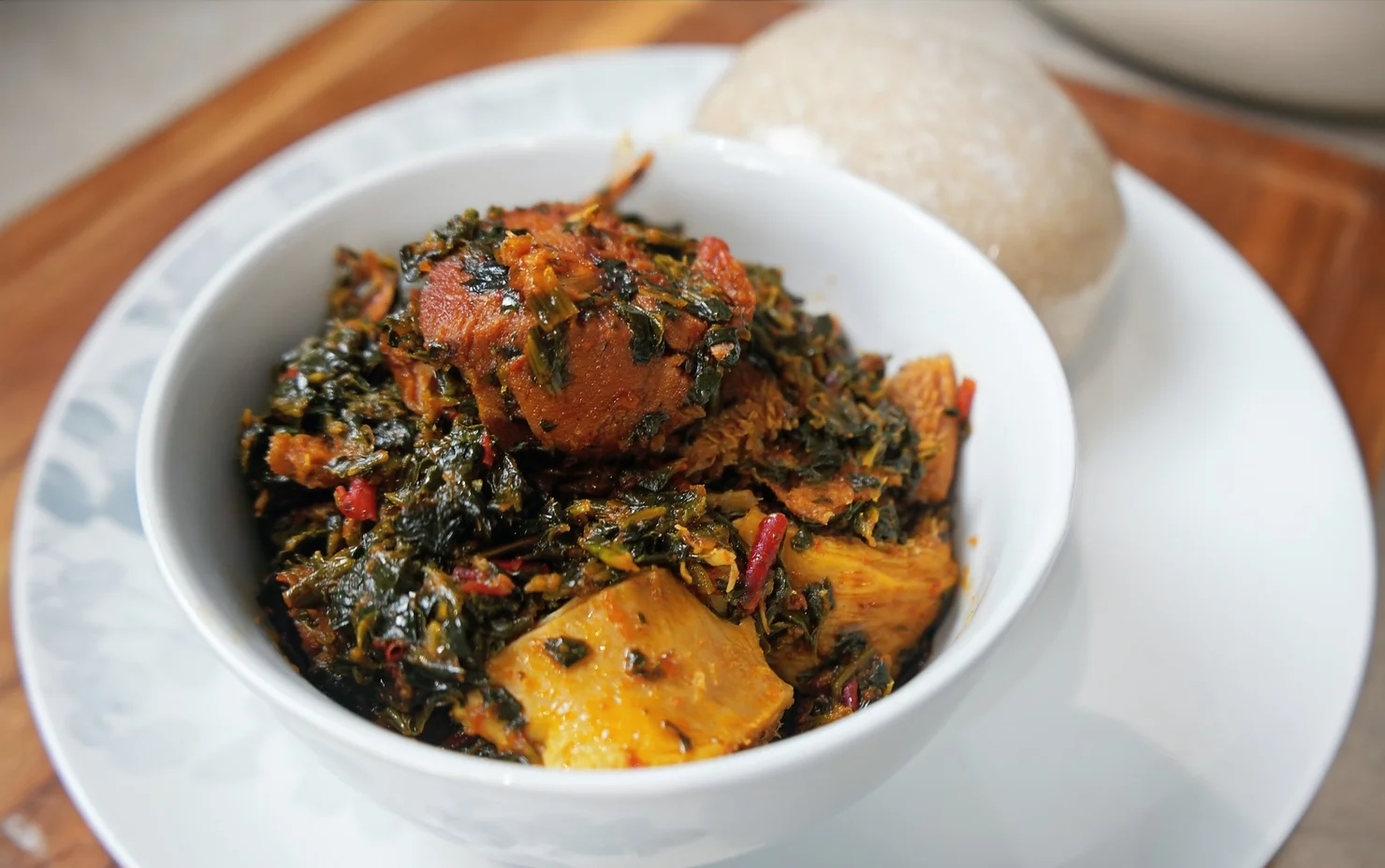 efo riro Nigerian spinach stew